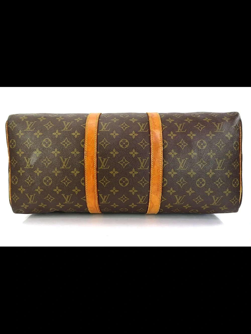 Louis Vuitton Brown Monogram Keepall Duffle Bag